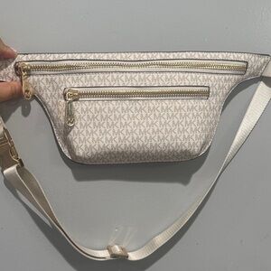 Michael Kors Beige Crossbody Bag